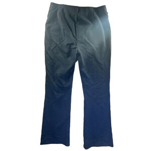 Messini Womens Dress Pants Black Straight Leg Career Work Size L